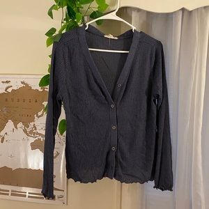 Blue Long-sleeve Shirt